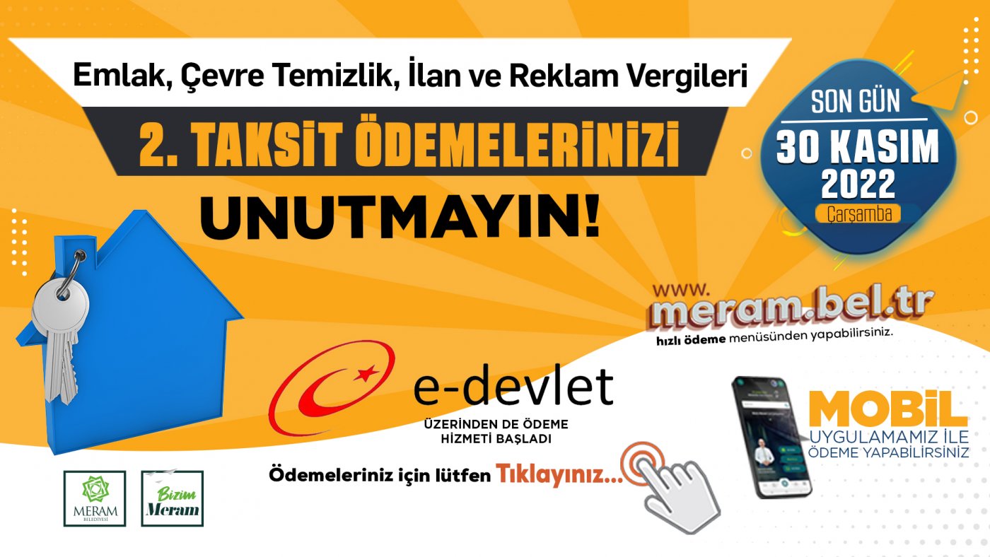VERGİ ÖDEMELERİNDE SON GÜN 30 KASIM