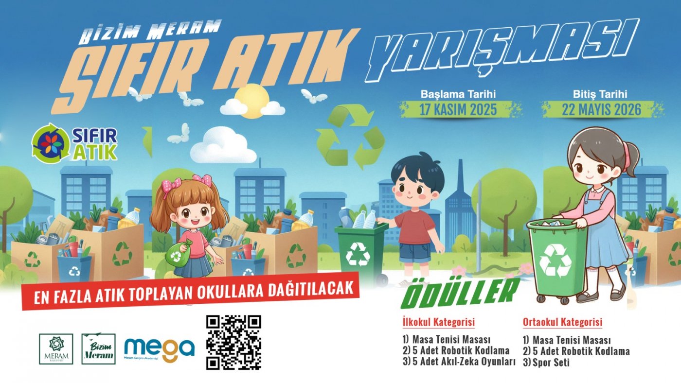 MERAM’DA ÇOCUKLAR DOĞA İÇİN YARIŞACAK